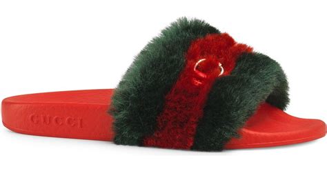 cheap gucci slides for sale|Gucci fluffy slides.